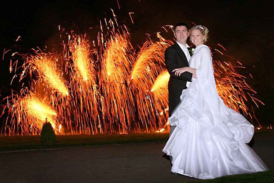 Wedding Fireworks Display